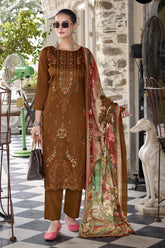 Ambarlyn Premium Cotton Salwar Kameez – Embroidered with Cutwork Border